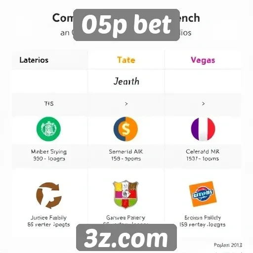 Comparação com concorrentes do setor de apostas