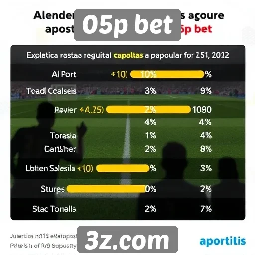 Estatísticas sobre apostas populares no 05p bet